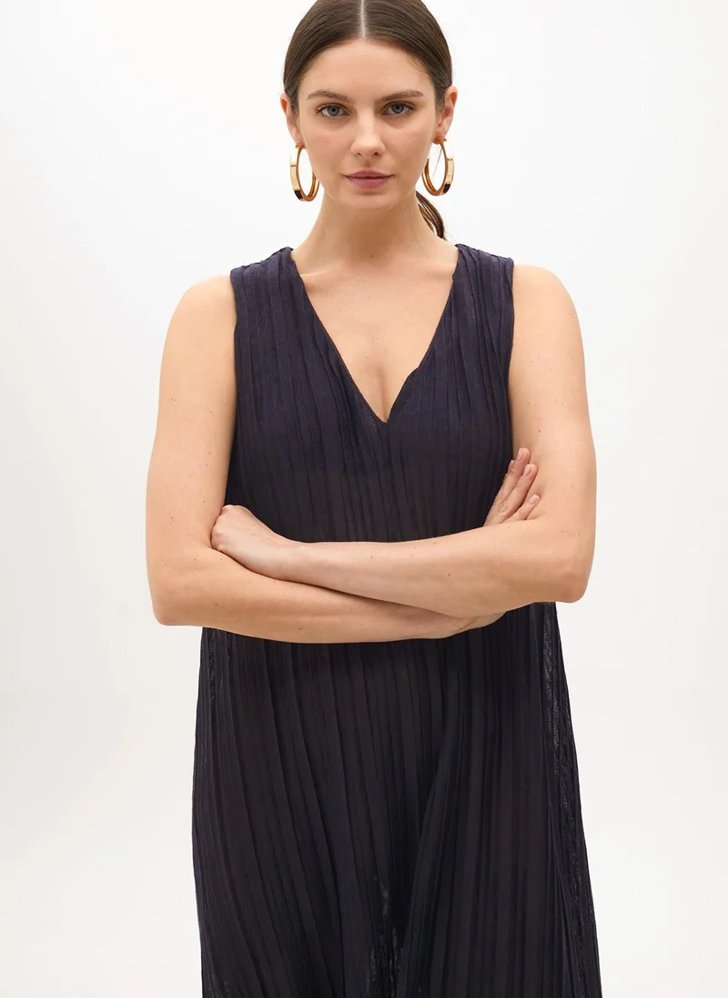 Lola Casademunt Pleated Strap Dress